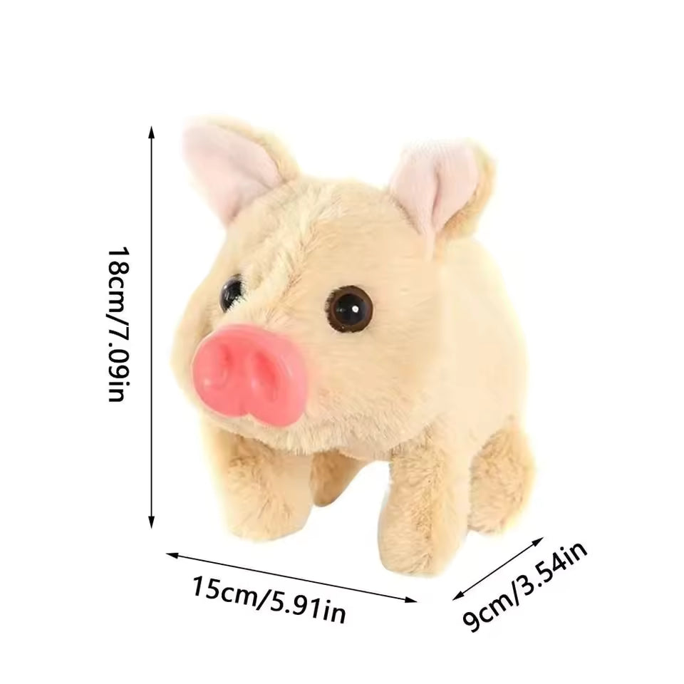 Piggy interactive plush pig toy - view 6