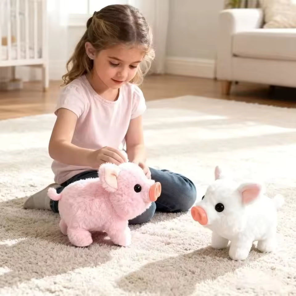 Piggy interactive plush pig toy - view 4